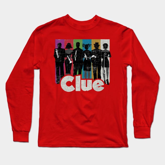 Clue movie t-shirt Long Sleeve T-Shirt by Galank